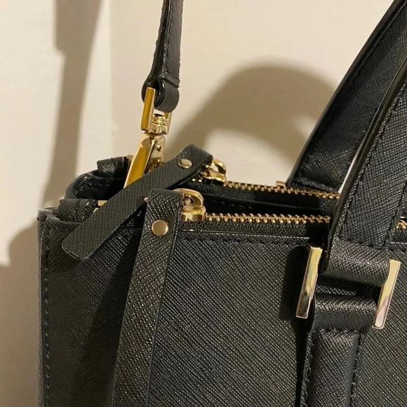 Kate spade black saffiano leather satchel handbag - Picture 5 of 11